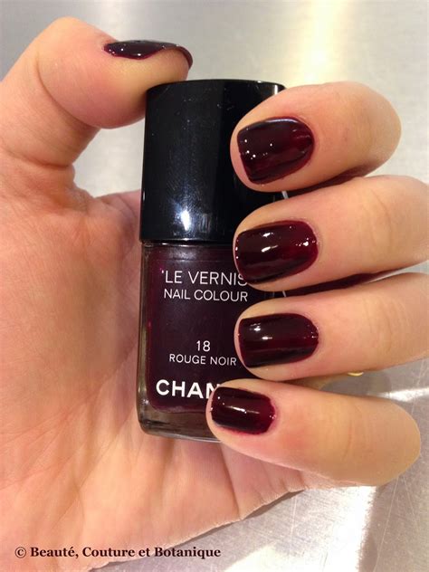 chanel rouge noir le vernis